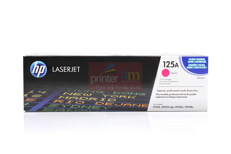 HP CB543A / 125A Magenta - Originální toner