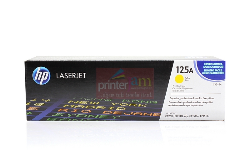 HP CB542A / 125A Yellow - Originální toner