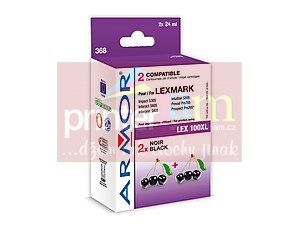 ink-jet pro Lexmark S305/905 černá,komp. s 100XLBk, 2x24ml