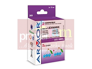 ink-jet pro Lexmark S305/905 cyan, komp. s 100XLC, 2x11ml