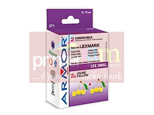 ink-jet pro Lexmark S305/905 yellow, komp. s 100XLY, 2x11ml