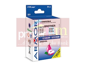 ink-jet pro Brother DCP 145C mag.,20ml,JUMBO,komp.s LC980M