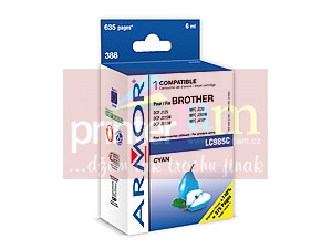 ink-jet pro Brother DCP J125 cyan, 6ml, komp.s LC985C