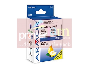 ink-jet pro Brother DCP J125 yellow, 6ml, komp.s LC985Y