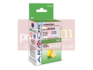 ink-jet pro Epson WF2500/2010W yellow, 8,5ml, komp.s T163440