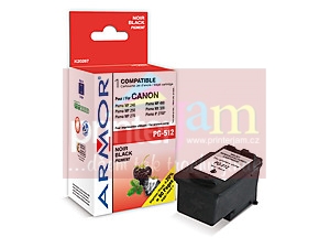 ink-jet pro Canon MP250,270 černý, 15ml, komp.s PG512