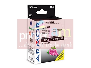 ink-jet pro HP OJ 8100/8600 magenta, 30 ml, komp.s CN047AE