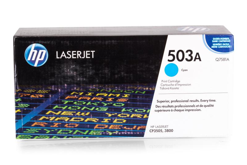 HP Q7581A / 503A cyan - Originální toner