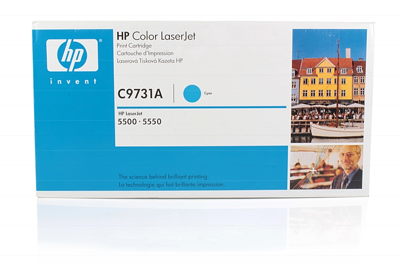 Originální toner HP C9731A (645A), azurový, 12000 stran