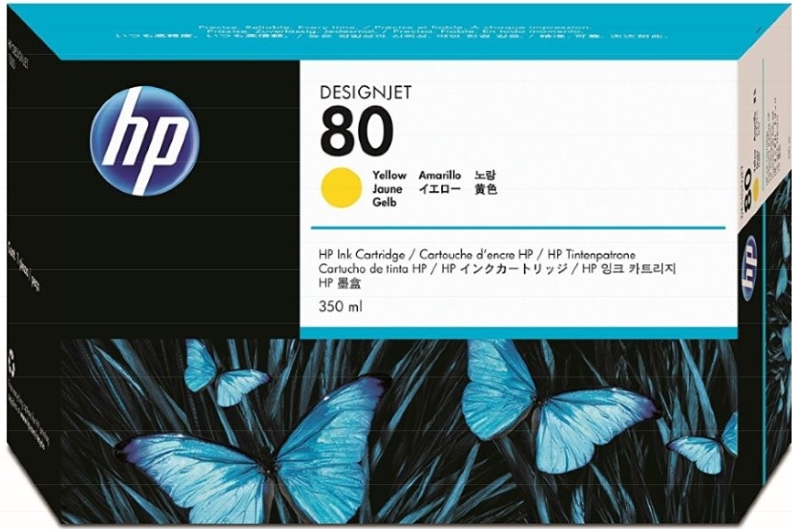 HP 80 / C4848A Yellow - originální