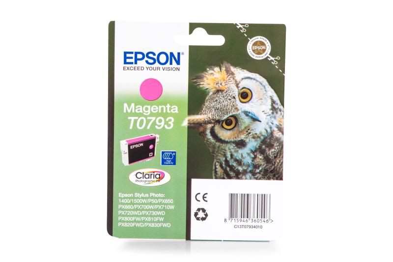 Epson C13T07934010 / T0793 magenta - originální náplň