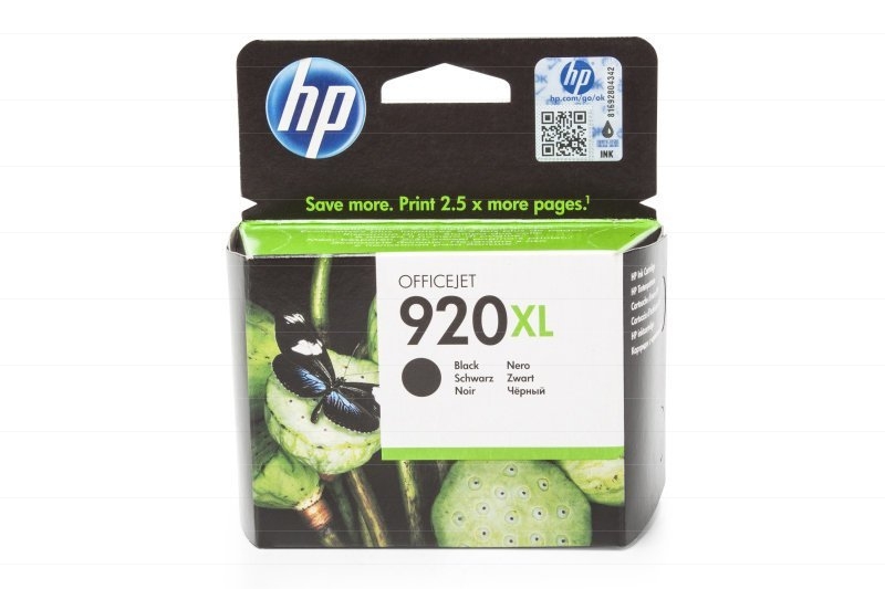 HP 920XL BK / CD975AE - originální náplň