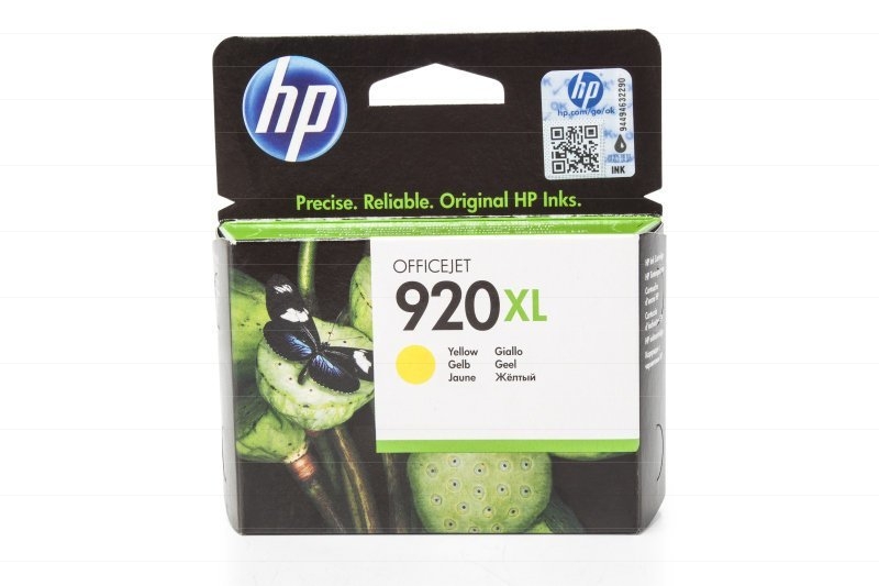 HP 920XL Yellow / CD974AE - originální náplň