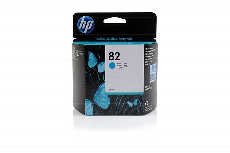 HP C4911A / 82 cyan - Originální náplň