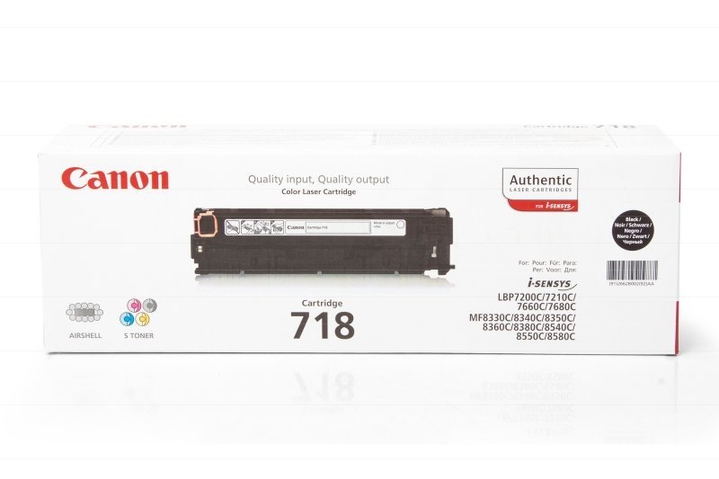 Canon CRG-718 Black, 2662B002 - originální toner