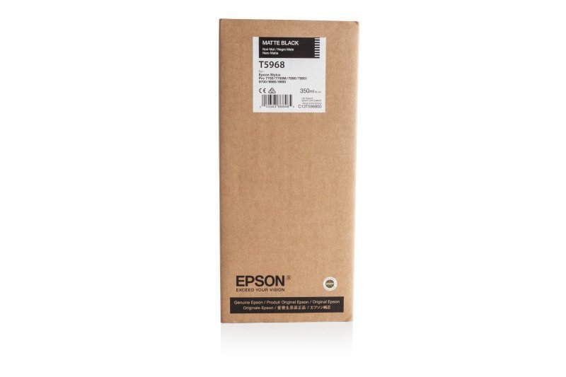 Epson T5968 matt black - originální náplň