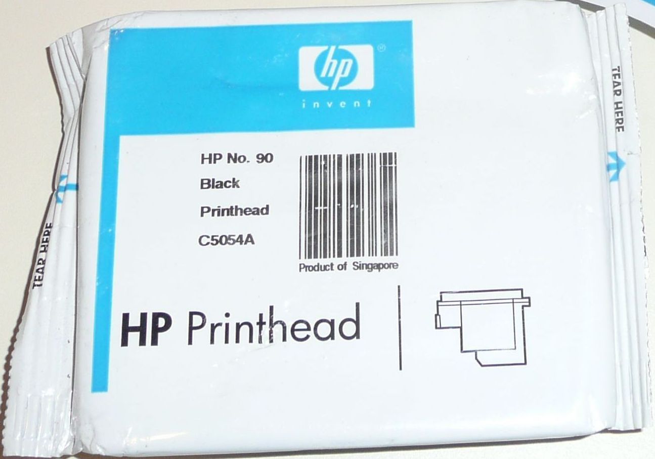 HP C5054A, No.90, černá - pouze originální hlava