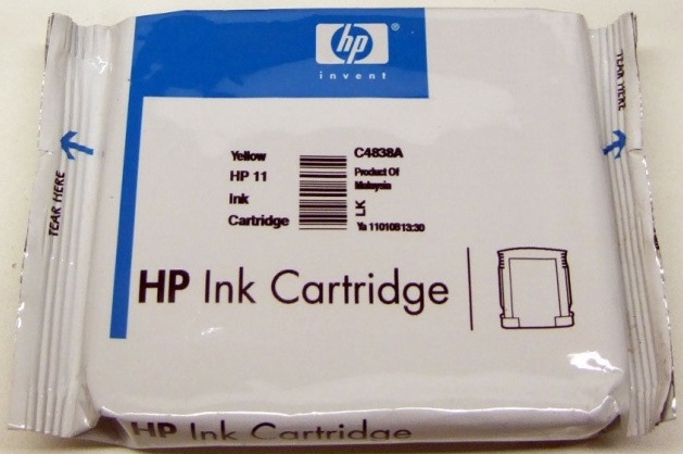 HP C4838AE / 11 Yellow - Originální náplň (bulk)