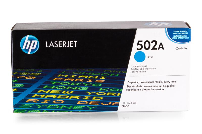 HP Q6471A / 502A cyan - Originální toner (bulk)