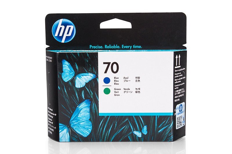 HP C9408A / No.70 blue/green - originální, bulk 2016