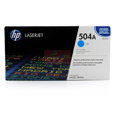 HP CE251A / 504A Cyan - Originální toner