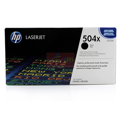 HP CE250X / 504X Black - Originální toner