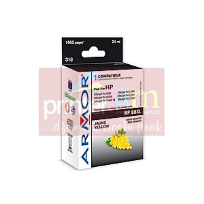 ink-jet pro HP Officejet K550 yellow HC, 24 ml,komp.s C9393A