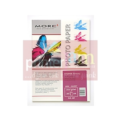 KONEC Fotopapír Harmony 215g glossy, 20listů, A4, inkjet