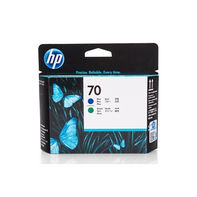 HP C9408A / No.70 blue/green - originální, bulk 2016