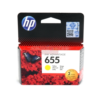 HP DJ 3525 Advant. yellow,600 str.,origin.,No.655