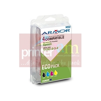 ink-jet pro Epson SX125,S22 1Bk+1C+1M+1Y, kom. s T128540