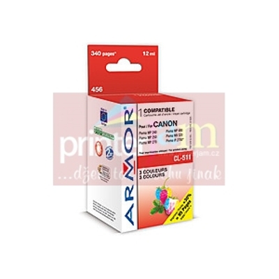 ink-jet pro Canon MP240/260 3 barvy, 12ml, komp.s CL511