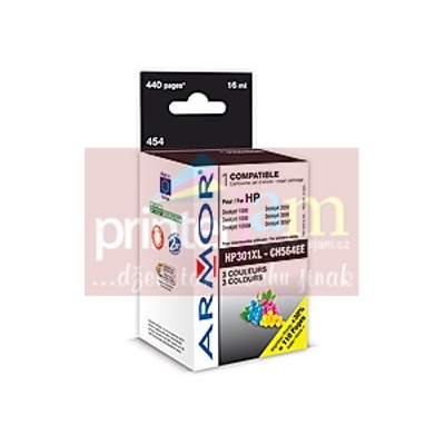 KONEC ink-jet pro HP DJ 1050 3 barvy HC, 16ml, No. 301XL