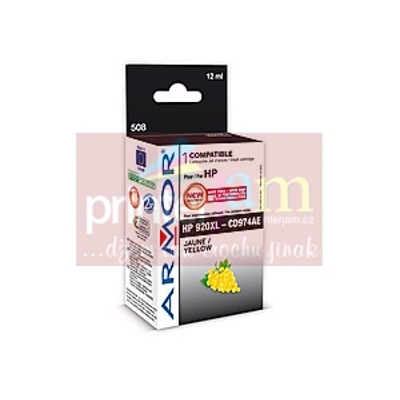 ink-jet pro HP OJ 6500 yellow 12ml, No.920XL, komp.s CD974AE