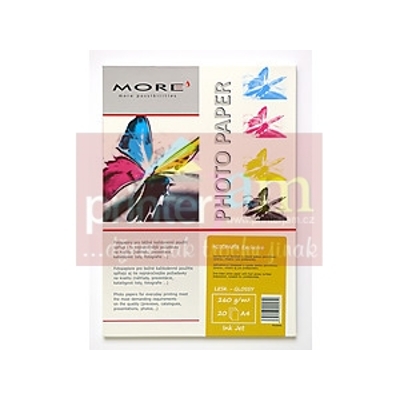 Fotopapír Exclusive 260g,A4 glossy, 20 listů, inkjet