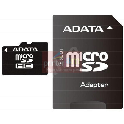 ADATA Micro SDHC 4GB Class 4 + SD adaptér