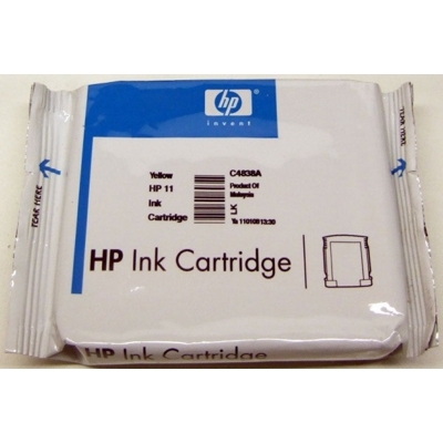 HP C4838AE / 11 Yellow - Originální náplň (bulk)