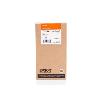 Epson T653A orange - originální náplň