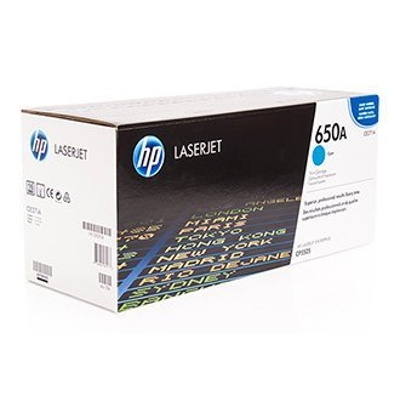 HP 650A Azurová originální tonerová kazeta LaserJet (CE271A)