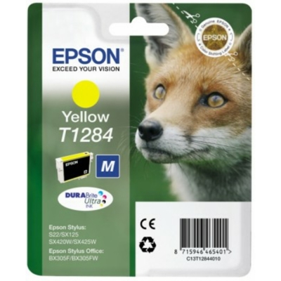 Epson cartridge T1284 žlutá - originální