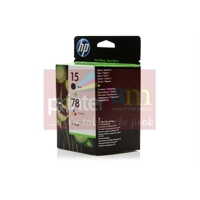 Originální inkoustové kazety HP SA310AE (15+78) - sada 2ks HP C6615DE (15) + HP C6578DE (78)